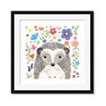 Picture of In the Garden Hedgehog _GroupedProduct_Square_Mini_ _GroupedProduct_Square_Framed_Matted_