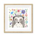 Picture of In the Garden Hedgehog _GroupedProduct_Square_Mini_ _GroupedProduct_Square_Framed_Matted_