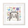 Picture of In the Garden Hedgehog _GroupedProduct_Square_Mini_ _GroupedProduct_Square_Framed_Matted_