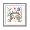 Picture of In the Garden Hedgehog _GroupedProduct_Square_Mini_ _GroupedProduct_Square_Framed_Matted_