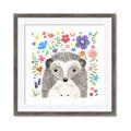 Picture of In the Garden Hedgehog _GroupedProduct_Square_Mini_ _GroupedProduct_Square_Framed_Matted_