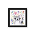 Picture of In the Garden Raccoon _GroupedProduct_Square_Mini_ _GroupedProduct_Square_Framed_Matted_