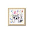 Picture of In the Garden Raccoon _GroupedProduct_Square_Mini_ _GroupedProduct_Square_Framed_Matted_