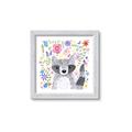 Picture of In the Garden Raccoon _GroupedProduct_Square_Mini_ _GroupedProduct_Square_Framed_Matted_