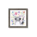 Picture of In the Garden Raccoon _GroupedProduct_Square_Mini_ _GroupedProduct_Square_Framed_Matted_