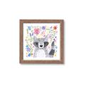 Picture of In the Garden Raccoon _GroupedProduct_Square_Mini_ _GroupedProduct_Square_Framed_Matted_