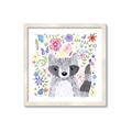 Picture of In the Garden Raccoon _GroupedProduct_Square_Mini_ _GroupedProduct_Square_Framed_Matted_