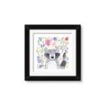 Picture of In the Garden Raccoon _GroupedProduct_Square_Mini_ _GroupedProduct_Square_Framed_Matted_