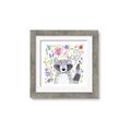 Picture of In the Garden Raccoon _GroupedProduct_Square_Mini_ _GroupedProduct_Square_Framed_Matted_