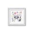 Picture of In the Garden Raccoon _GroupedProduct_Square_Mini_ _GroupedProduct_Square_Framed_Matted_