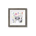 Picture of In the Garden Raccoon _GroupedProduct_Square_Mini_ _GroupedProduct_Square_Framed_Matted_