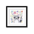 Picture of In the Garden Raccoon _GroupedProduct_Square_Mini_ _GroupedProduct_Square_Framed_Matted_