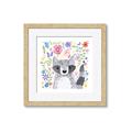 Picture of In the Garden Raccoon _GroupedProduct_Square_Mini_ _GroupedProduct_Square_Framed_Matted_
