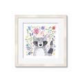 Picture of In the Garden Raccoon _GroupedProduct_Square_Mini_ _GroupedProduct_Square_Framed_Matted_