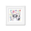 Picture of In the Garden Raccoon _GroupedProduct_Square_Mini_ _GroupedProduct_Square_Framed_Matted_