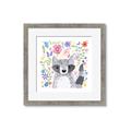Picture of In the Garden Raccoon _GroupedProduct_Square_Mini_ _GroupedProduct_Square_Framed_Matted_