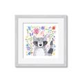 Picture of In the Garden Raccoon _GroupedProduct_Square_Mini_ _GroupedProduct_Square_Framed_Matted_