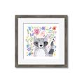 Picture of In the Garden Raccoon _GroupedProduct_Square_Mini_ _GroupedProduct_Square_Framed_Matted_