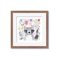 Picture of In the Garden Raccoon _GroupedProduct_Square_Mini_ _GroupedProduct_Square_Framed_Matted_