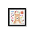 Picture of In the Garden Bear _GroupedProduct_Square_Mini_ _GroupedProduct_Square_Framed_Matted_