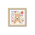 Picture of In the Garden Bear _GroupedProduct_Square_Mini_ _GroupedProduct_Square_Framed_Matted_