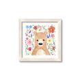 Picture of In the Garden Bear _GroupedProduct_Square_Mini_ _GroupedProduct_Square_Framed_Matted_