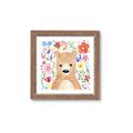 Picture of In the Garden Bear _GroupedProduct_Square_Mini_ _GroupedProduct_Square_Framed_Matted_