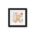 Picture of In the Garden Bear _GroupedProduct_Square_Mini_ _GroupedProduct_Square_Framed_Matted_
