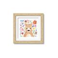 Picture of In the Garden Bear _GroupedProduct_Square_Mini_ _GroupedProduct_Square_Framed_Matted_