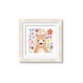 Picture of In the Garden Bear _GroupedProduct_Square_Mini_ _GroupedProduct_Square_Framed_Matted_