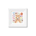 Picture of In the Garden Bear _GroupedProduct_Square_Mini_ _GroupedProduct_Square_Framed_Matted_