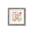 Picture of In the Garden Bear _GroupedProduct_Square_Mini_ _GroupedProduct_Square_Framed_Matted_