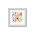 Picture of In the Garden Bear _GroupedProduct_Square_Mini_ _GroupedProduct_Square_Framed_Matted_