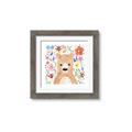 Picture of In the Garden Bear _GroupedProduct_Square_Mini_ _GroupedProduct_Square_Framed_Matted_