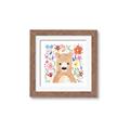 Picture of In the Garden Bear _GroupedProduct_Square_Mini_ _GroupedProduct_Square_Framed_Matted_