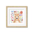 Picture of In the Garden Bear _GroupedProduct_Square_Mini_ _GroupedProduct_Square_Framed_Matted_