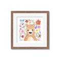Picture of In the Garden Bear _GroupedProduct_Square_Mini_ _GroupedProduct_Square_Framed_Matted_