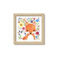 Picture of In the Garden Fox _GroupedProduct_Square_Mini_ _GroupedProduct_Square_Framed_Matted_