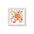 Picture of In the Garden Fox _GroupedProduct_Square_Mini_ _GroupedProduct_Square_Framed_Matted_