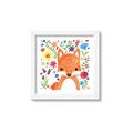 Picture of In the Garden Fox _GroupedProduct_Square_Mini_ _GroupedProduct_Square_Framed_Matted_