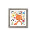 Picture of In the Garden Fox _GroupedProduct_Square_Mini_ _GroupedProduct_Square_Framed_Matted_