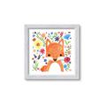 Picture of In the Garden Fox _GroupedProduct_Square_Mini_ _GroupedProduct_Square_Framed_Matted_