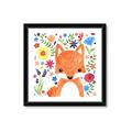 Picture of In the Garden Fox _GroupedProduct_Square_Mini_ _GroupedProduct_Square_Framed_Matted_