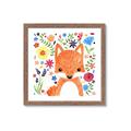 Picture of In the Garden Fox _GroupedProduct_Square_Mini_ _GroupedProduct_Square_Framed_Matted_