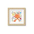 Picture of In the Garden Fox _GroupedProduct_Square_Mini_ _GroupedProduct_Square_Framed_Matted_