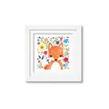 Picture of In the Garden Fox _GroupedProduct_Square_Mini_ _GroupedProduct_Square_Framed_Matted_