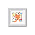 Picture of In the Garden Fox _GroupedProduct_Square_Mini_ _GroupedProduct_Square_Framed_Matted_