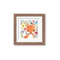 Picture of In the Garden Fox _GroupedProduct_Square_Mini_ _GroupedProduct_Square_Framed_Matted_