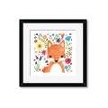 Picture of In the Garden Fox _GroupedProduct_Square_Mini_ _GroupedProduct_Square_Framed_Matted_