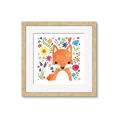 Picture of In the Garden Fox _GroupedProduct_Square_Mini_ _GroupedProduct_Square_Framed_Matted_